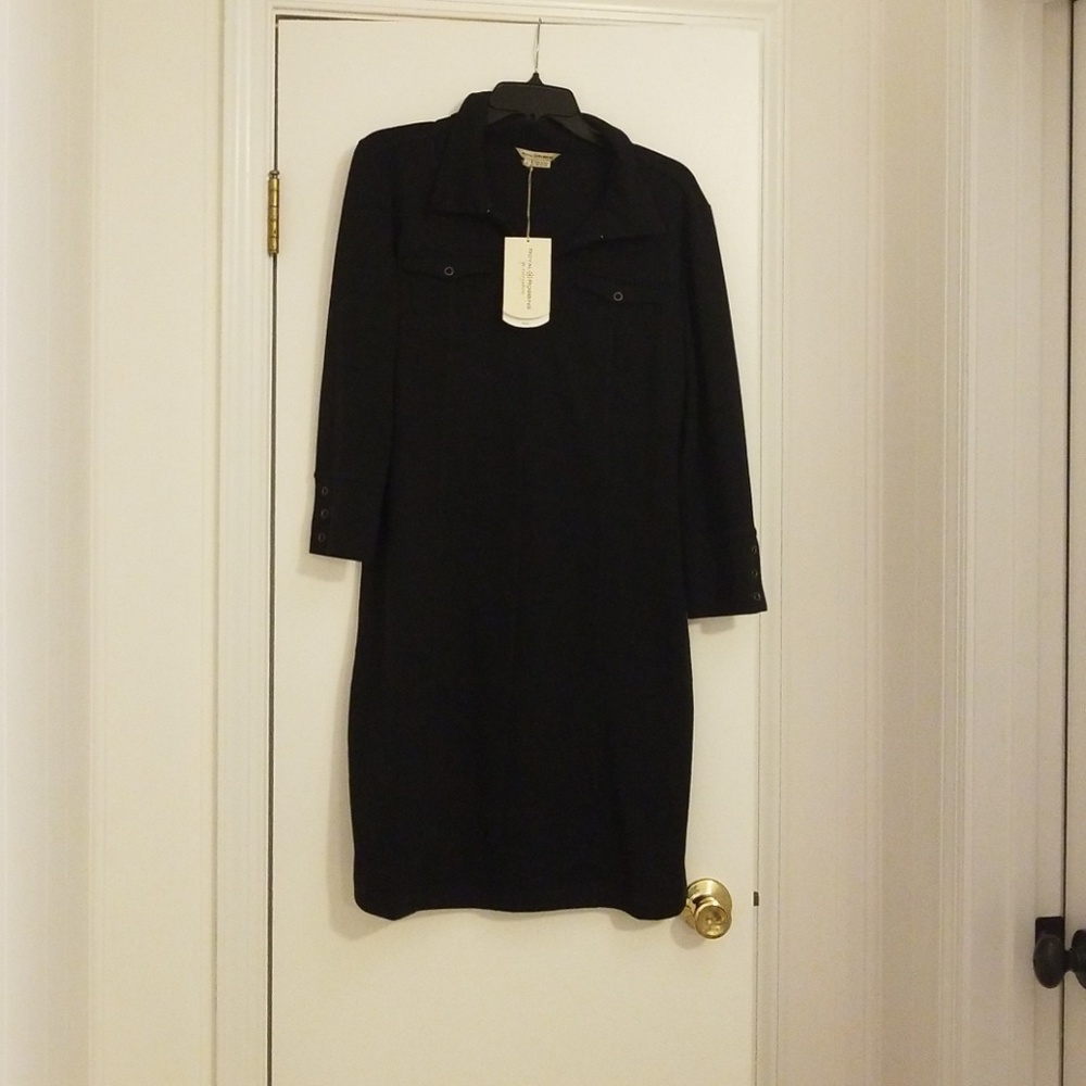 Royal Robbins Ponte Travel Dress Jet Black Size L